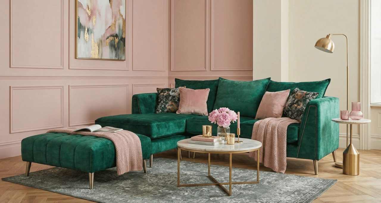 Green Couch Living Room